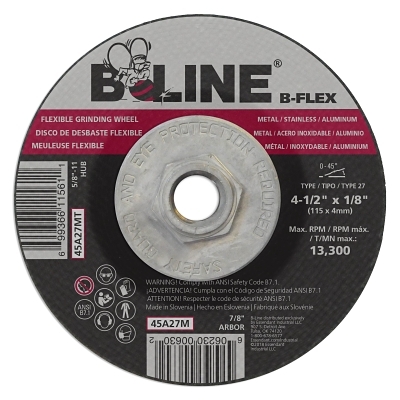 4-1/2 X 1/8 B-LINE T27 B-FLEX WHEEL 5/7-11